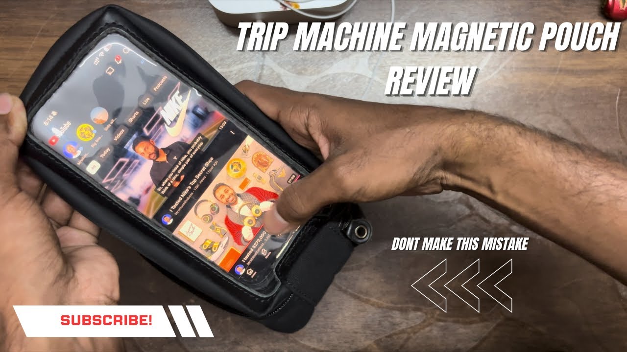 Обзор использования магнитного чехла на бак мотоцикла Trip Machine Navigator ❌ #youtube #видео #о...