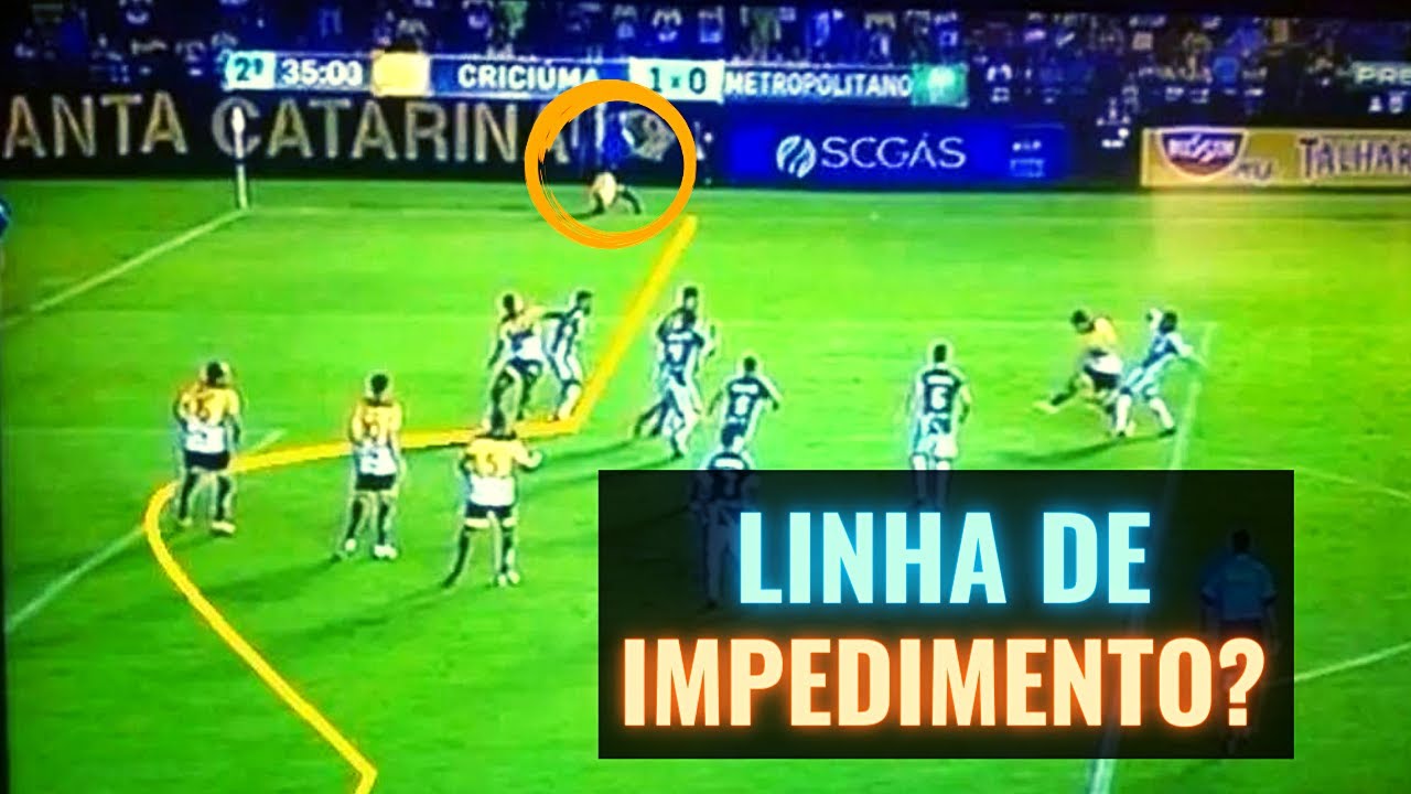 Linha de Impedimento no Futebol
