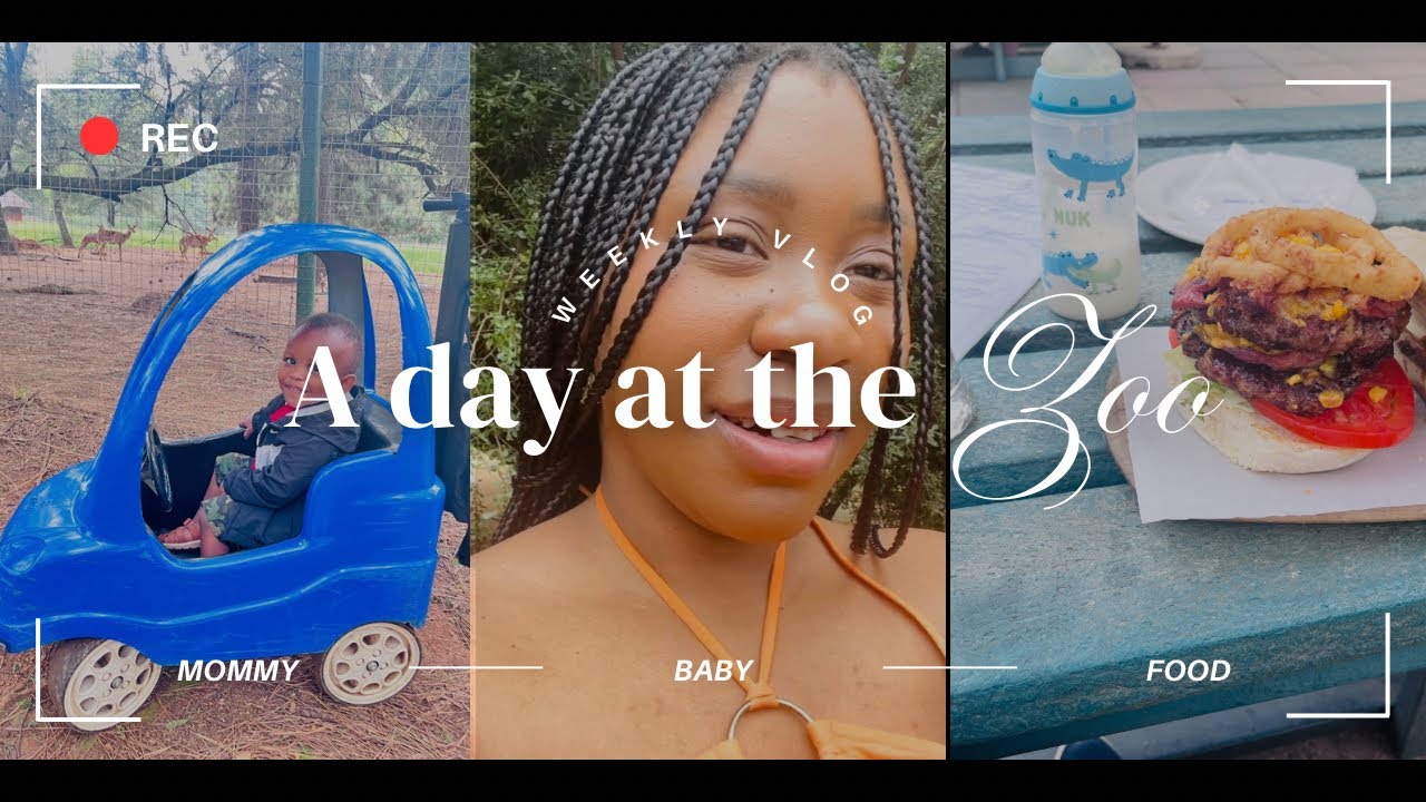 Mommy and baby K💕 A Day at the Zoo🐒#youngmomvlogs #contentcreator #baby 
