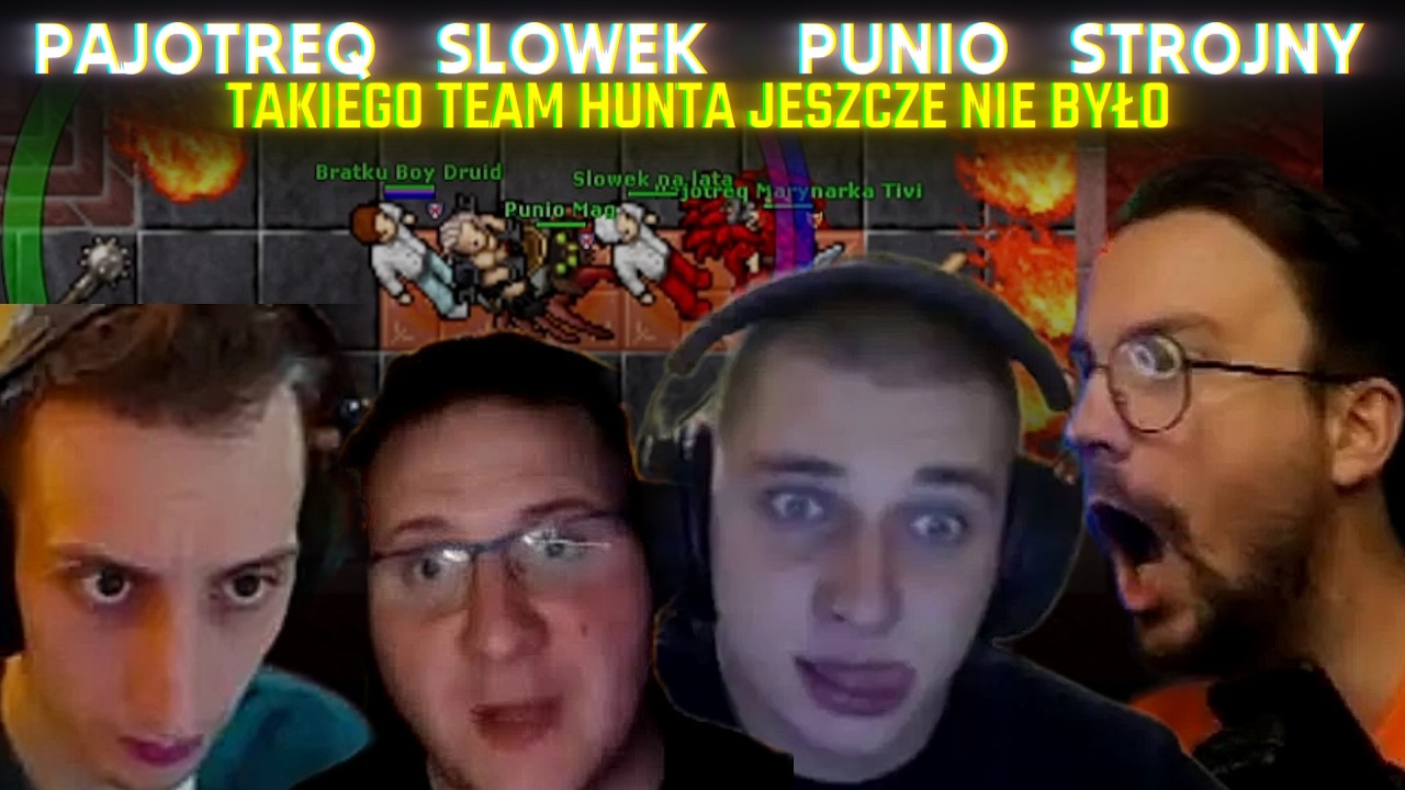 NAJLEPSZA CZWÓRKA AKTORÓW W TIBII WCIĄŻ RAZEM! (STROJNY, PUNIO, PAJOTREQ, SLOWEK)
