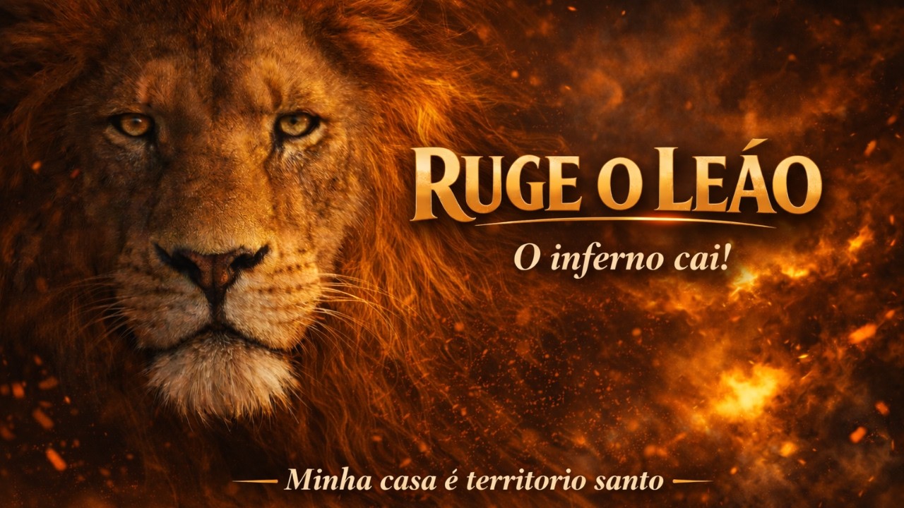 TODO ESPÍRITO MALIGNO FOGE Quando o Leão da Tribo de Judá ruge o inferno cai!