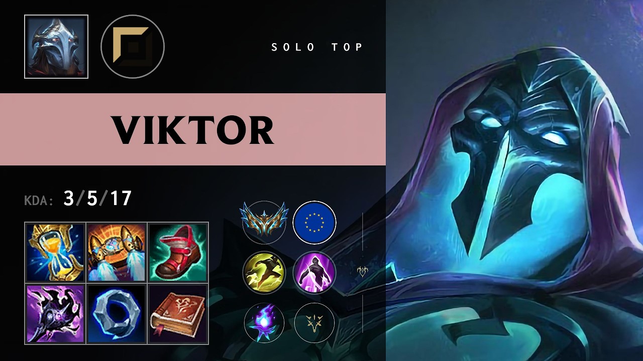 Viktor Top vs Katarina - EUW Challenger Patch 26.15