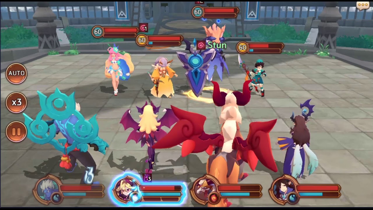 Monster Super League - Fire Draka (arena test 2 )
