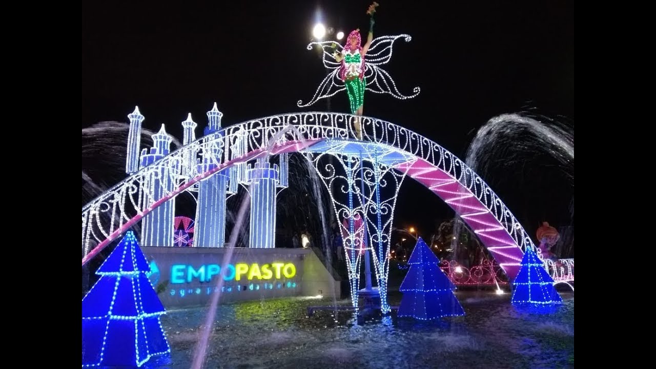 QUE LINDA E ILUMINADA  MI SAN JUAN DE PASTO EN NAVIDAD 2018