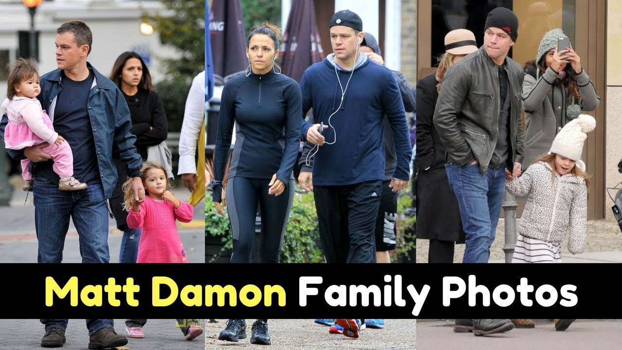 Actor Matt Damon Family Photos With Spouse, Daughter, Mother, Father, Brother, Childhood Picture