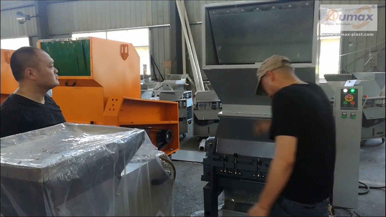 Aumax AMG-800G+ Plastic Granulator crush battery containers