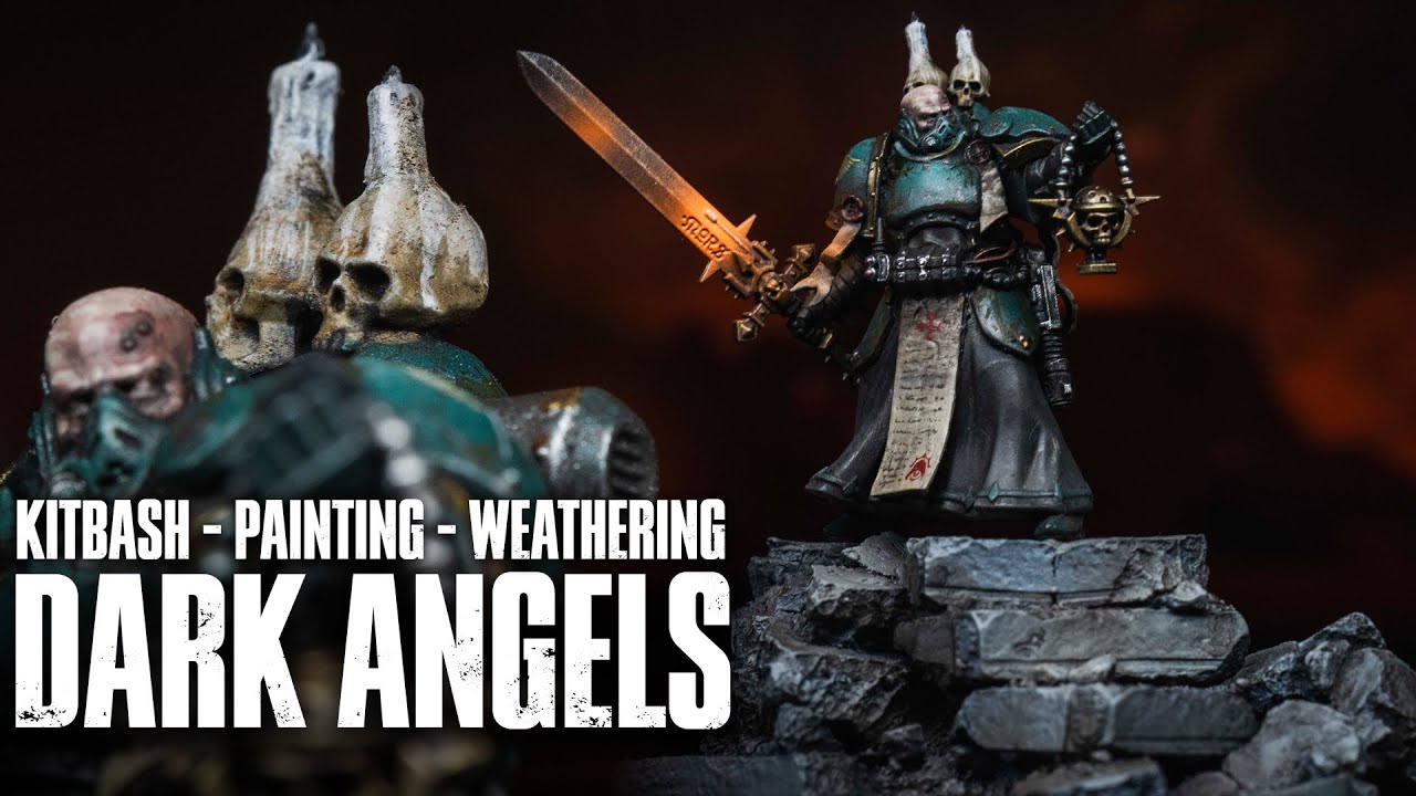 Making my own Custom Dark Angel character || Grimdark
