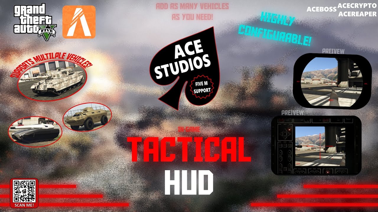 Tank/Apc Tactical Hud | FiveM Script | Versatile and modifiable | Standalone