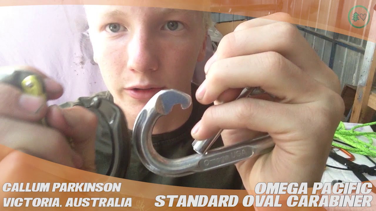 Omega Pacific Standard Oval Carabiner - TreeStuff.com Customer Callum Parkinson's Review