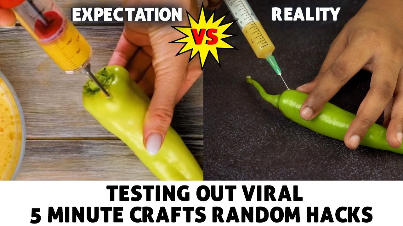 Testing Out Viral 5 Minute Crafts Random Hacks | Viral Food Hacks | Hunger Plans
