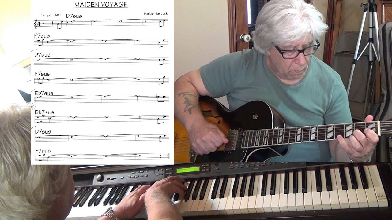 Maiden Voyage - Jazz guitar & piano cover ( Herbie Hancook ) Yvan Jacques