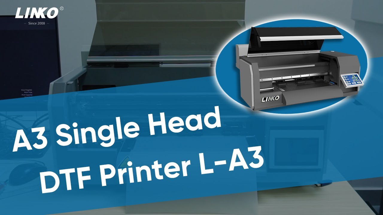 A3 Single Head DTF Printer L-A3 | #dtfprinter #linkoprinter