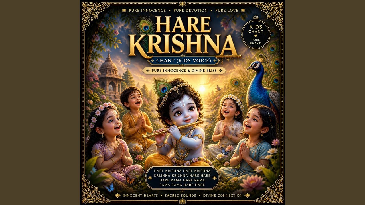 Hare Krishna Chant (Kids Voice) | Pure Innocence & Divine Bliss