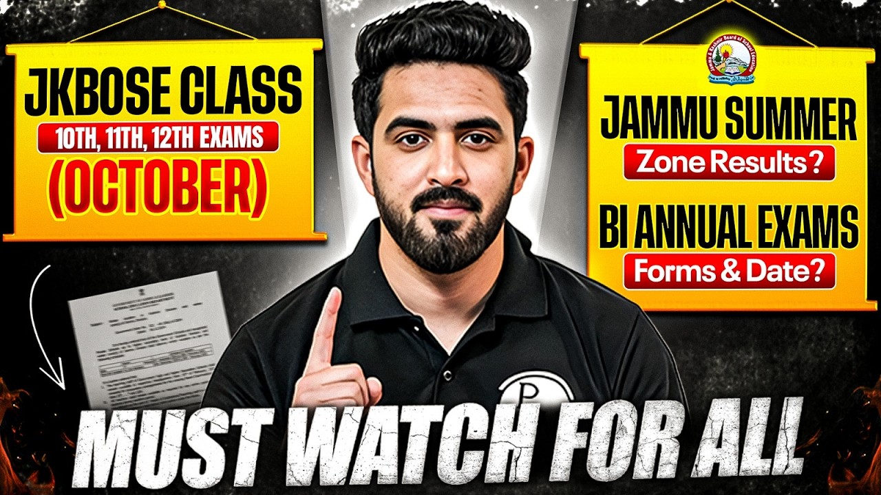 JKBOSE Class 10th, 11th, 12th Exams 😱 | Jammu Summer Zone Result📄 | Bi Annual Exams? | JKBOSE Wallah
