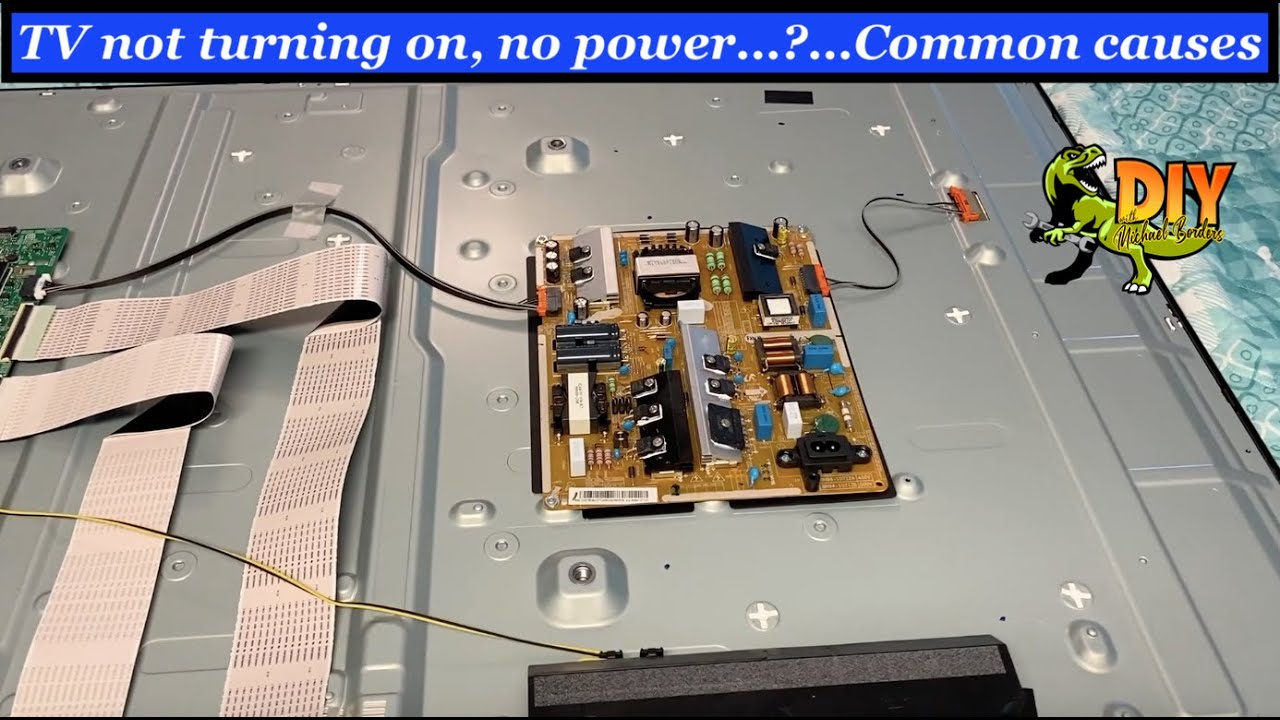 TV not turning on NO POWER - Faulty Power Board