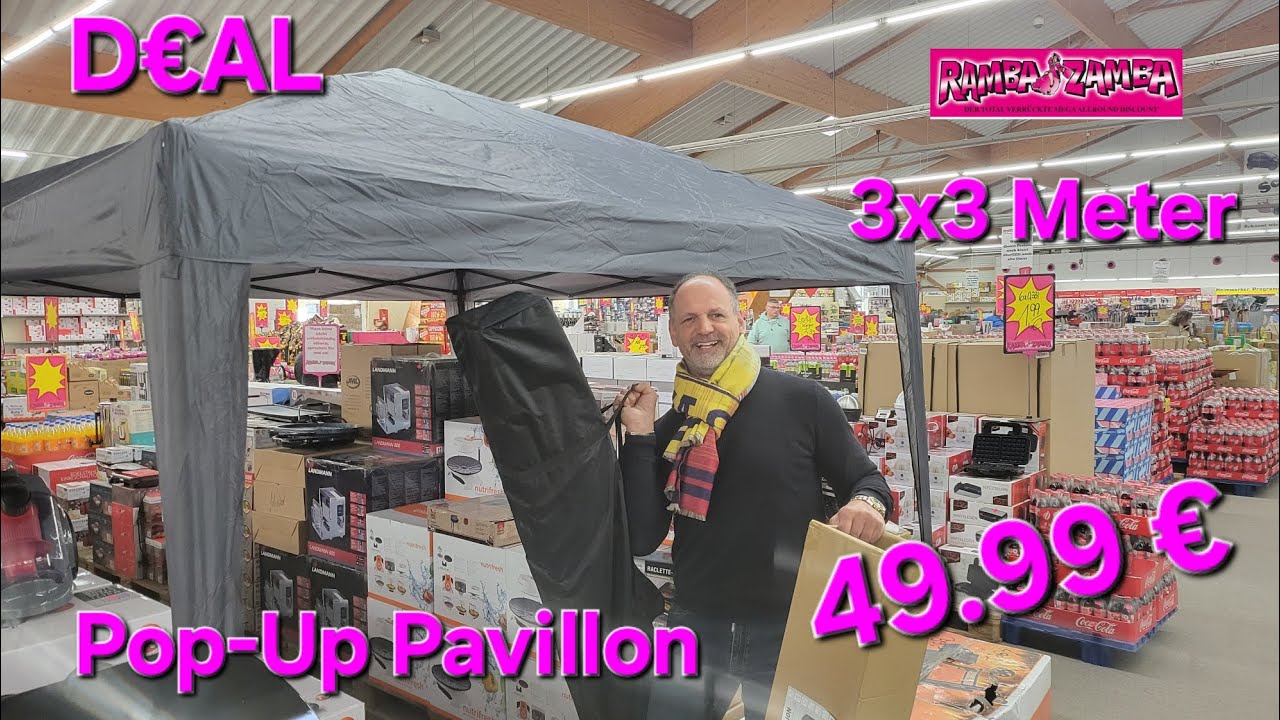 PoP-Up Pavillon Deal 3X3 METER 49.99 €