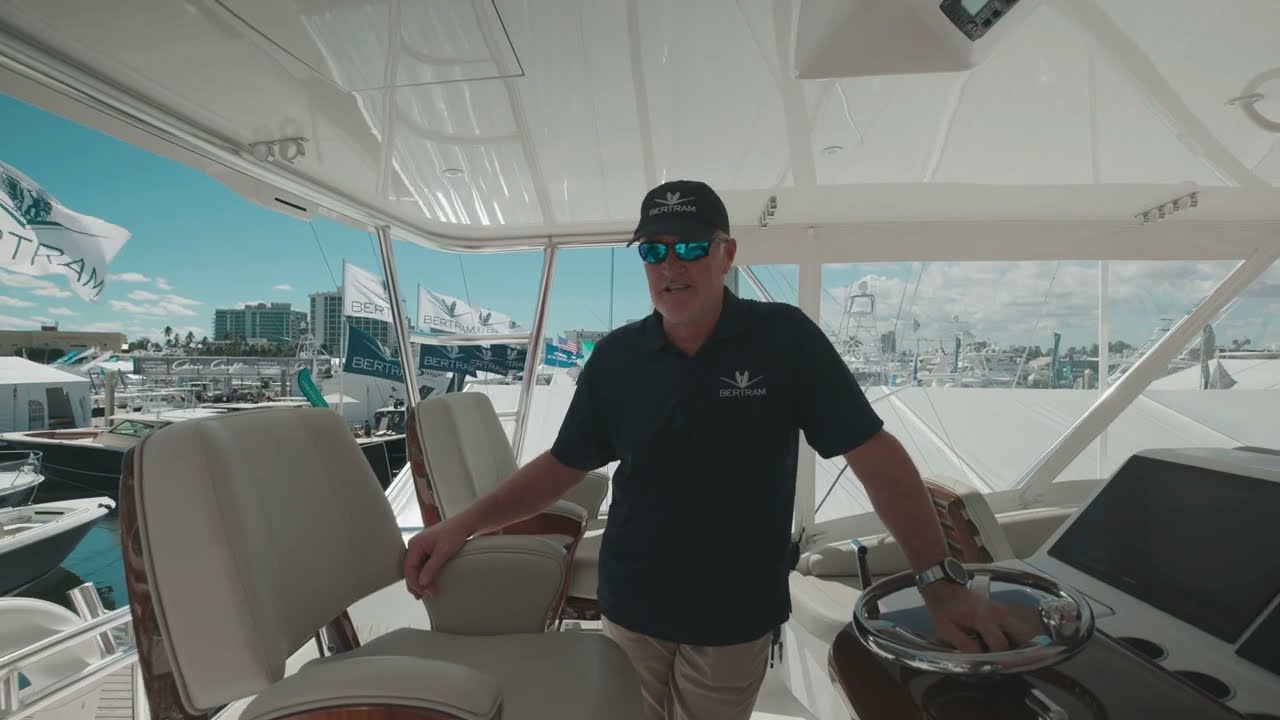 Bertram 61C Walk-Through at the 2022 Fort Lauderdale International Boat Show