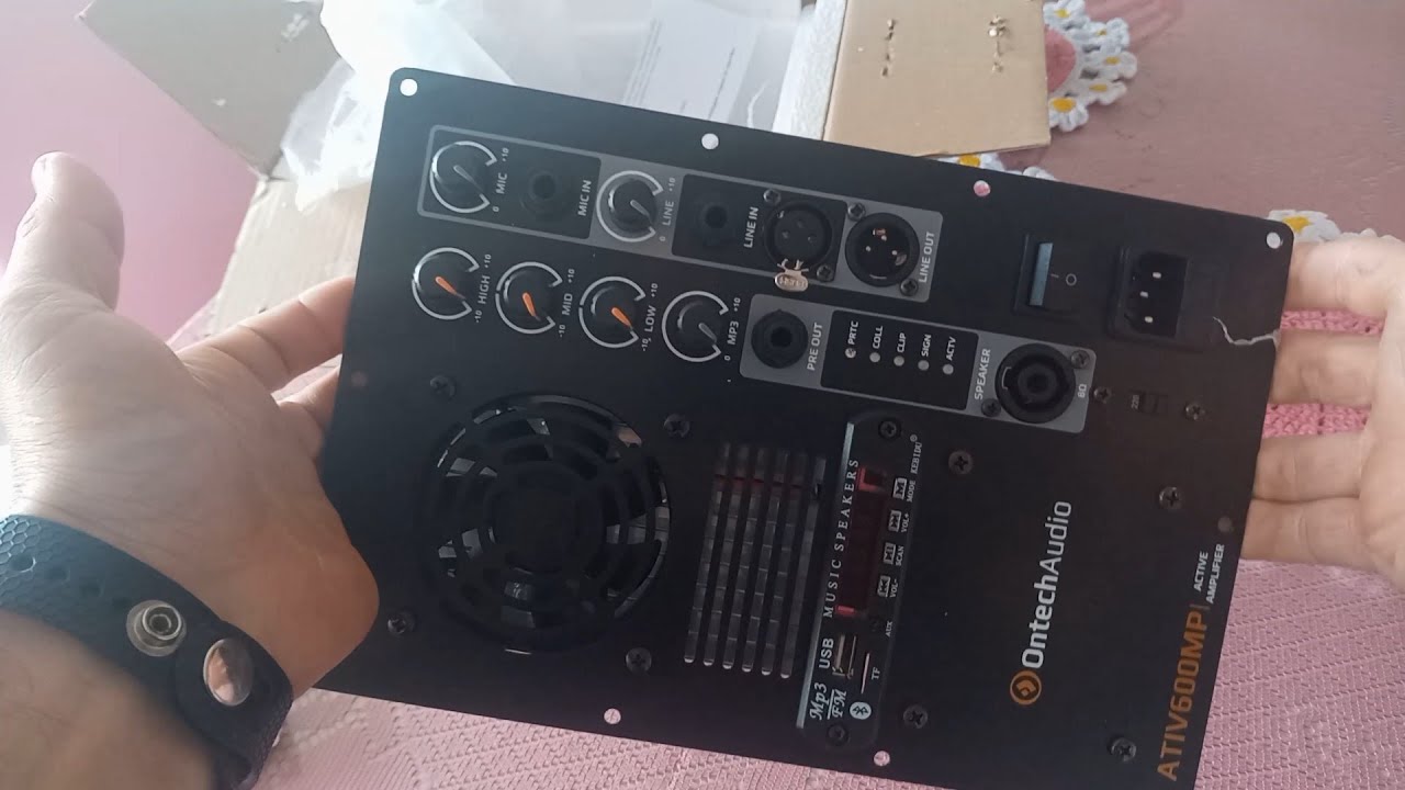 TESTE PAINEL AMPLIFICADOR ATIV600 - ATIVADOR DE CAIXA DE SOM