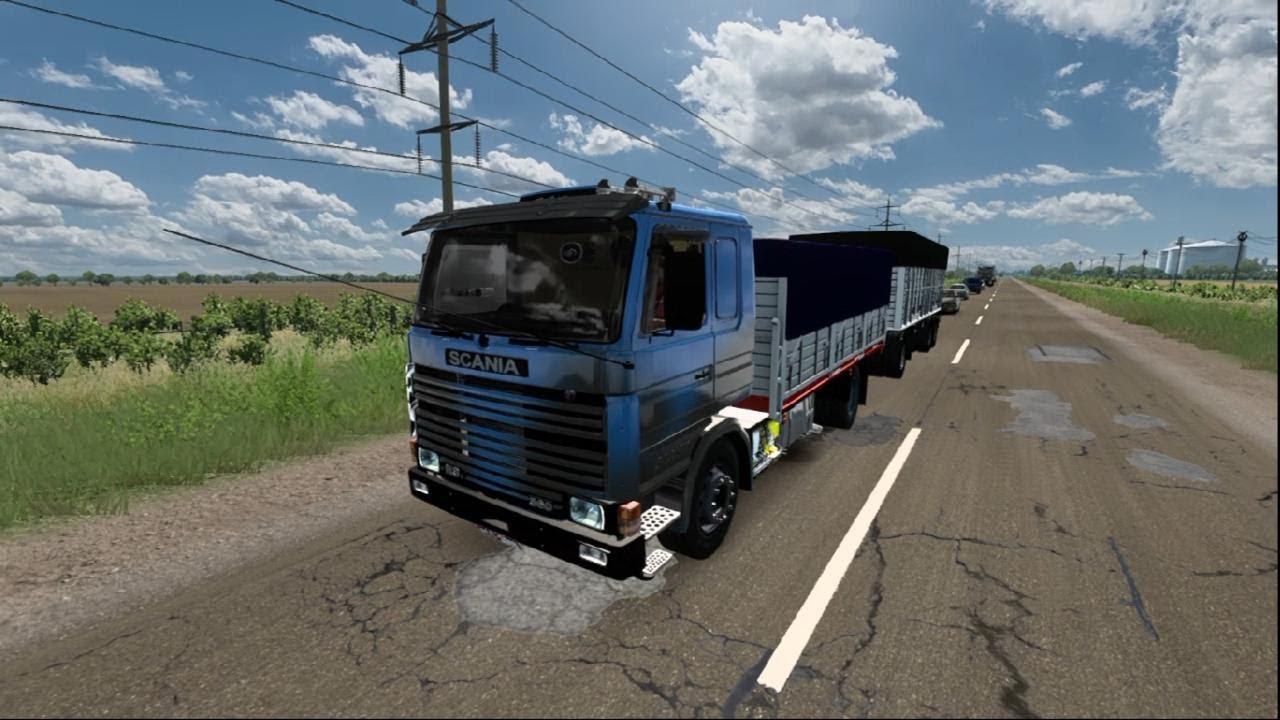 ETS2 1.55-🌎MAPA CEIBO ARGENTINA, 🚚SCANIA 113 FRONTAL, 🎮CARGADO CON 20 TONELADAS DE MAIZ.
