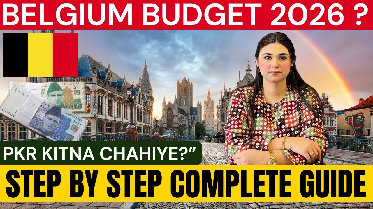 Study in Belgium 2026 | How Much PKR Do You Need to Study in Belgium 2026? (Step-by-Step Budget)