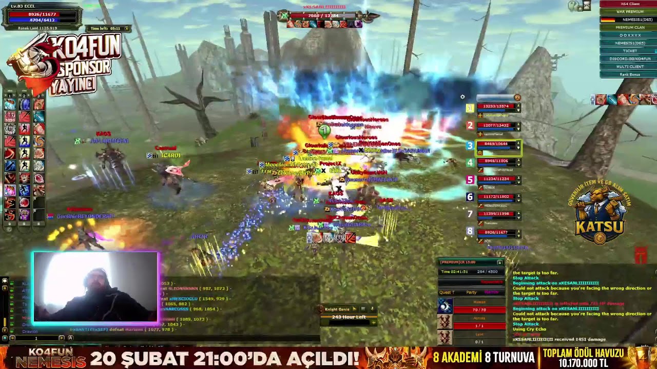 #KO4FUN #NEMESİS AÇILDIII !! #Knight #KnightOnline #ko4fun #Nemesis
