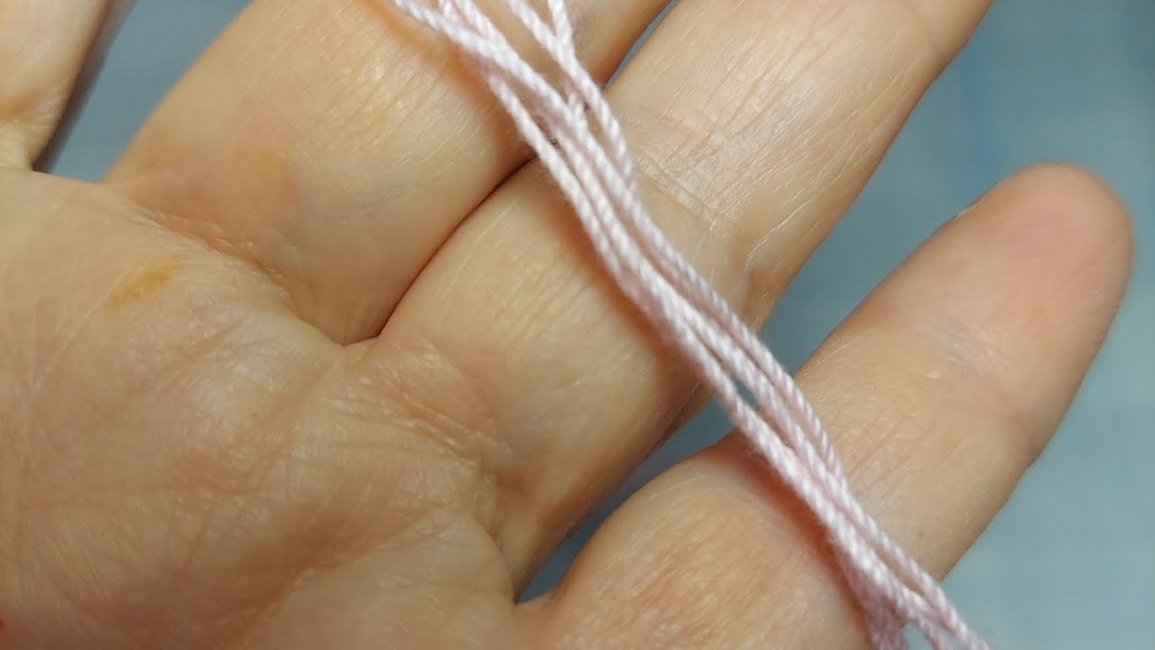 How to make a few strands of yarn from one ball