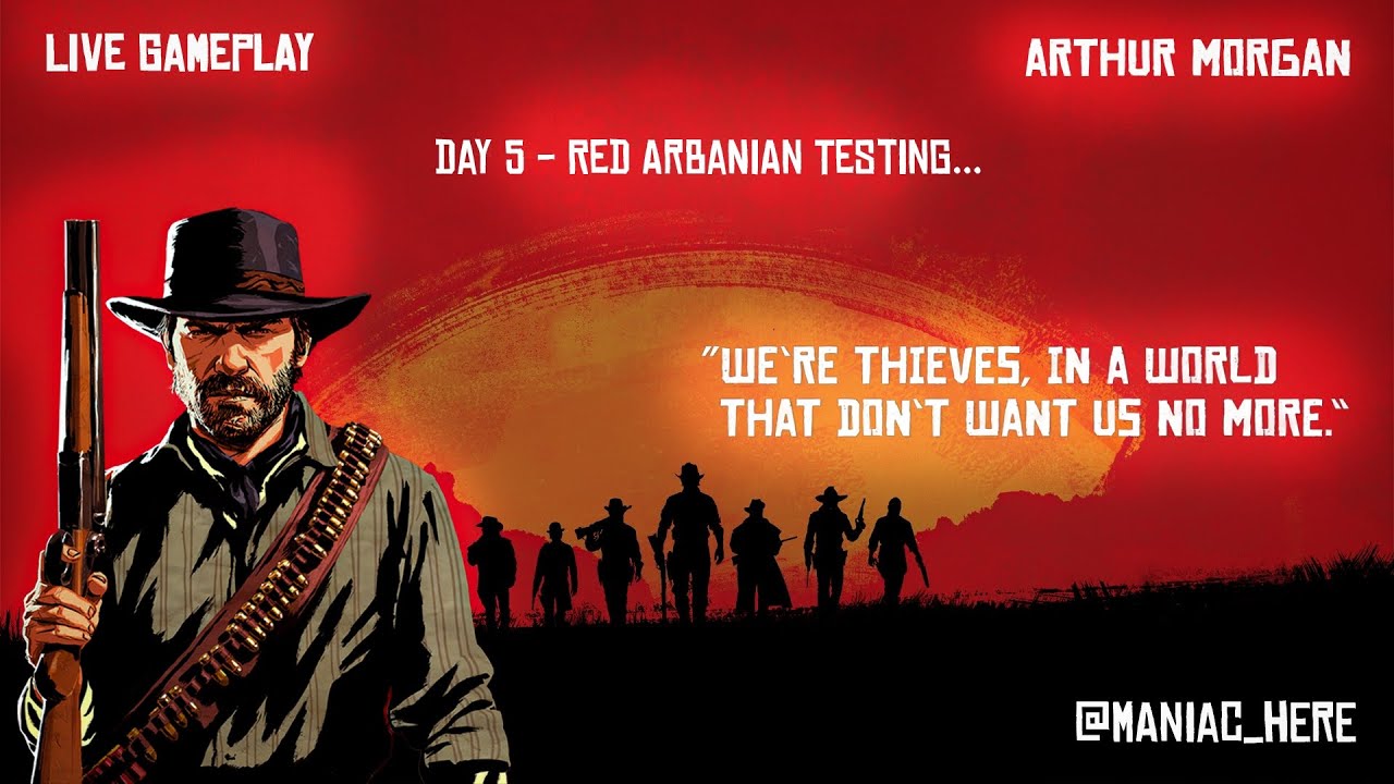RDR2 Live Story Gameplay... || Part-5 Red Arbanian Horse Testing...