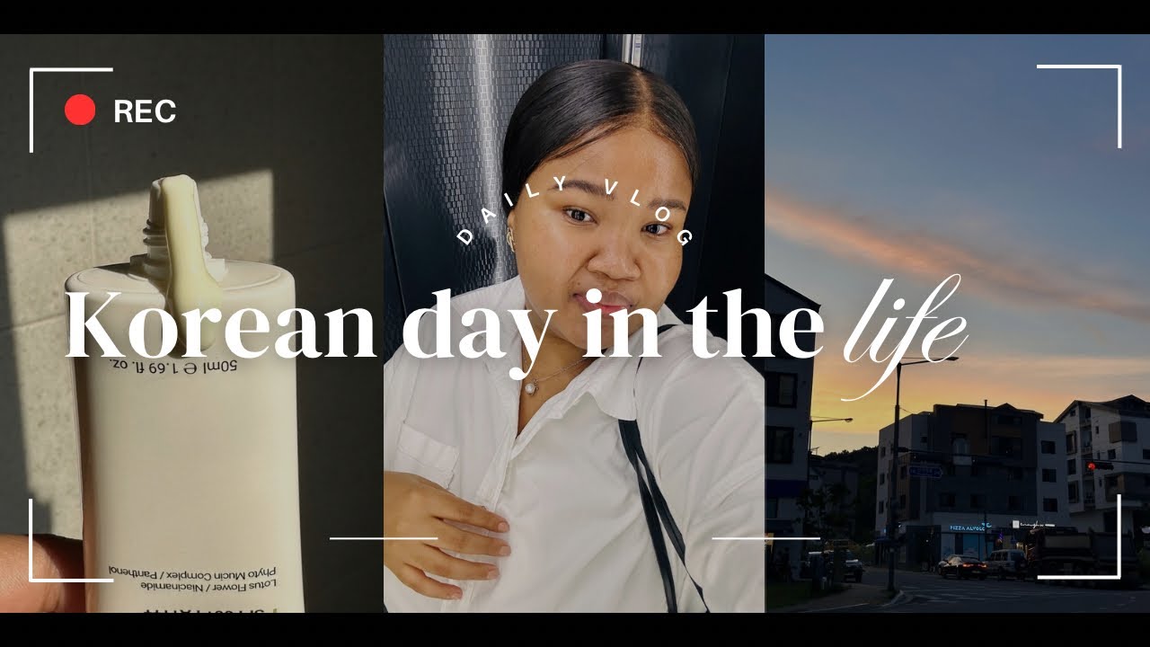 KOREA VLOG: A day in the life | running errands | Daiso haul | mini stepper for workout & more