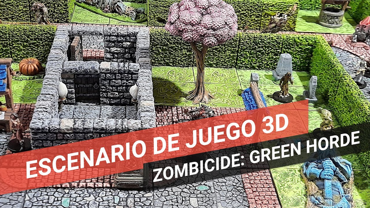 3D Printed Scenery for Zombicide Green Horde