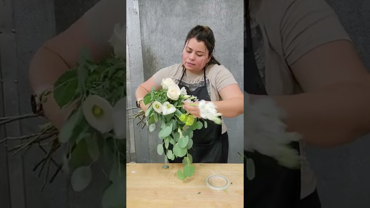 Bride Basketing Bouquet 2 pieces easy !!! steps
