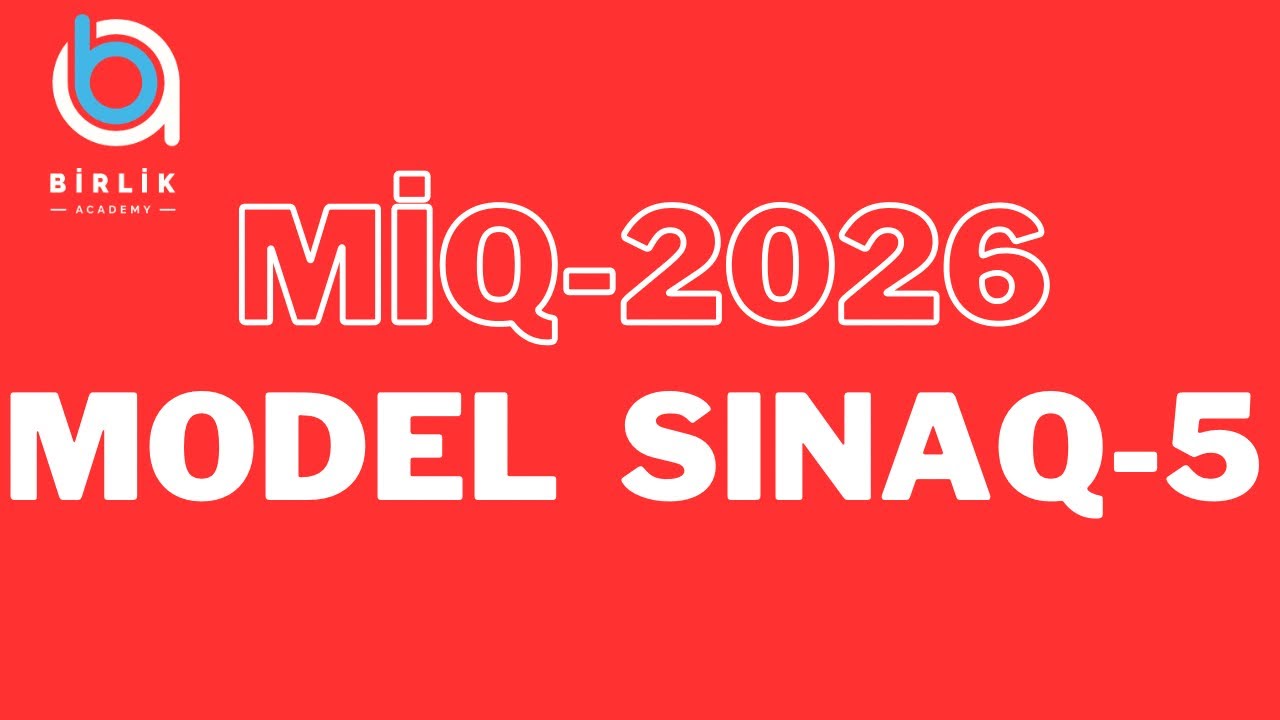 MİQ-2026 /Model sınaq-5 / İbtidai  riyaziyyat