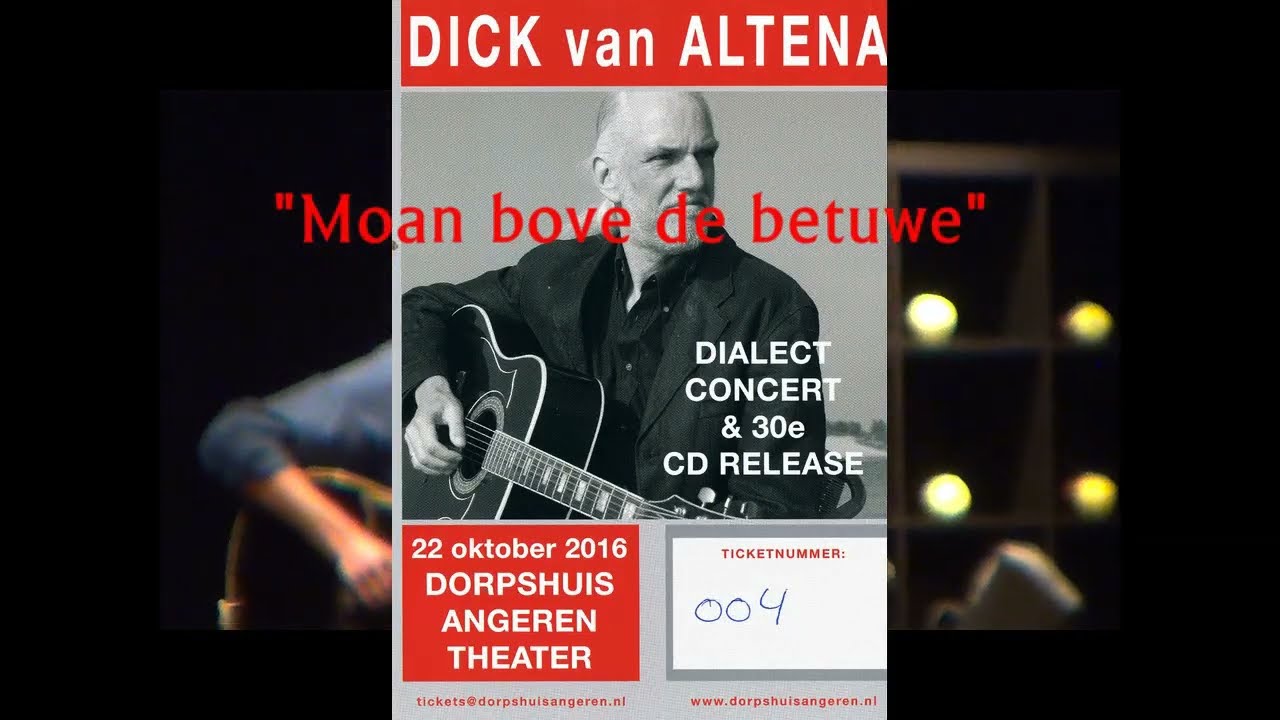 Dick van Altena - Moan bove de betuwe (Live@Presentatie Golden Liesjes)[2016]