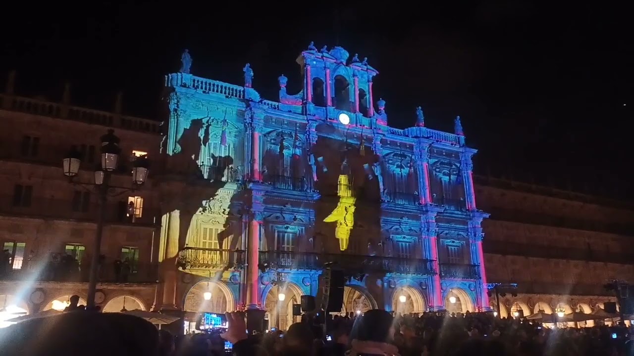 Videomapping  Navidad Plaza Mayor,Salamanca 2024.
