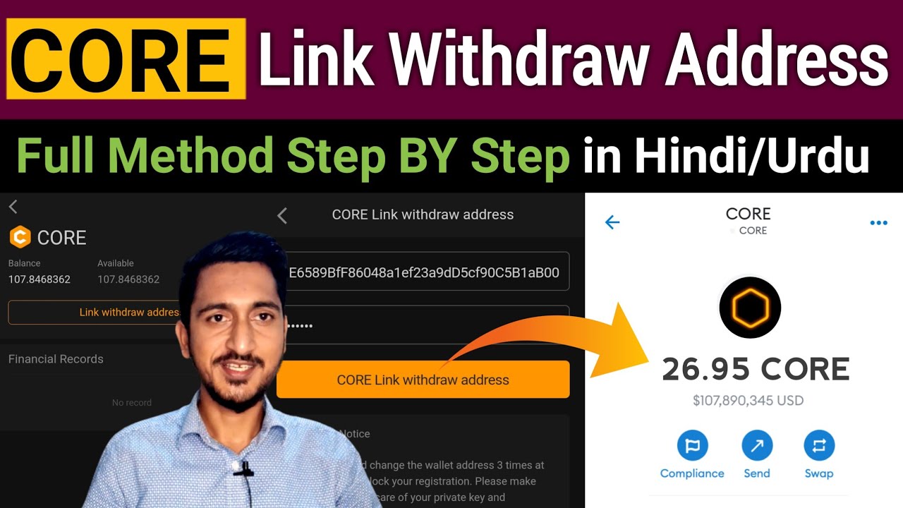 Core Link Withdraw Address in Satoshi Mining App Full Method | Core Mining new update