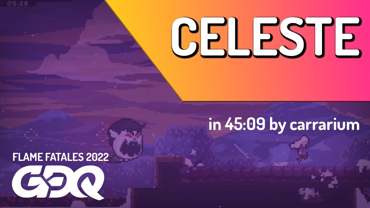 Celeste by carrarium in 45:09 - Flame Fatales 2022