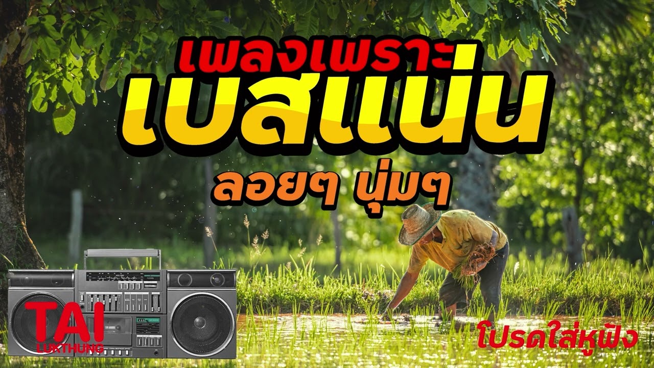 ลูกทุ่ง เพลงเพราะ เบสแน่นๆ (เบสหนัก นุ่ม เบสแน่นๆ ลั่นทุ่ง 19)#เบสแน่น#เบสหนัก#เบสนุ่ม#ลูกทุ่ง