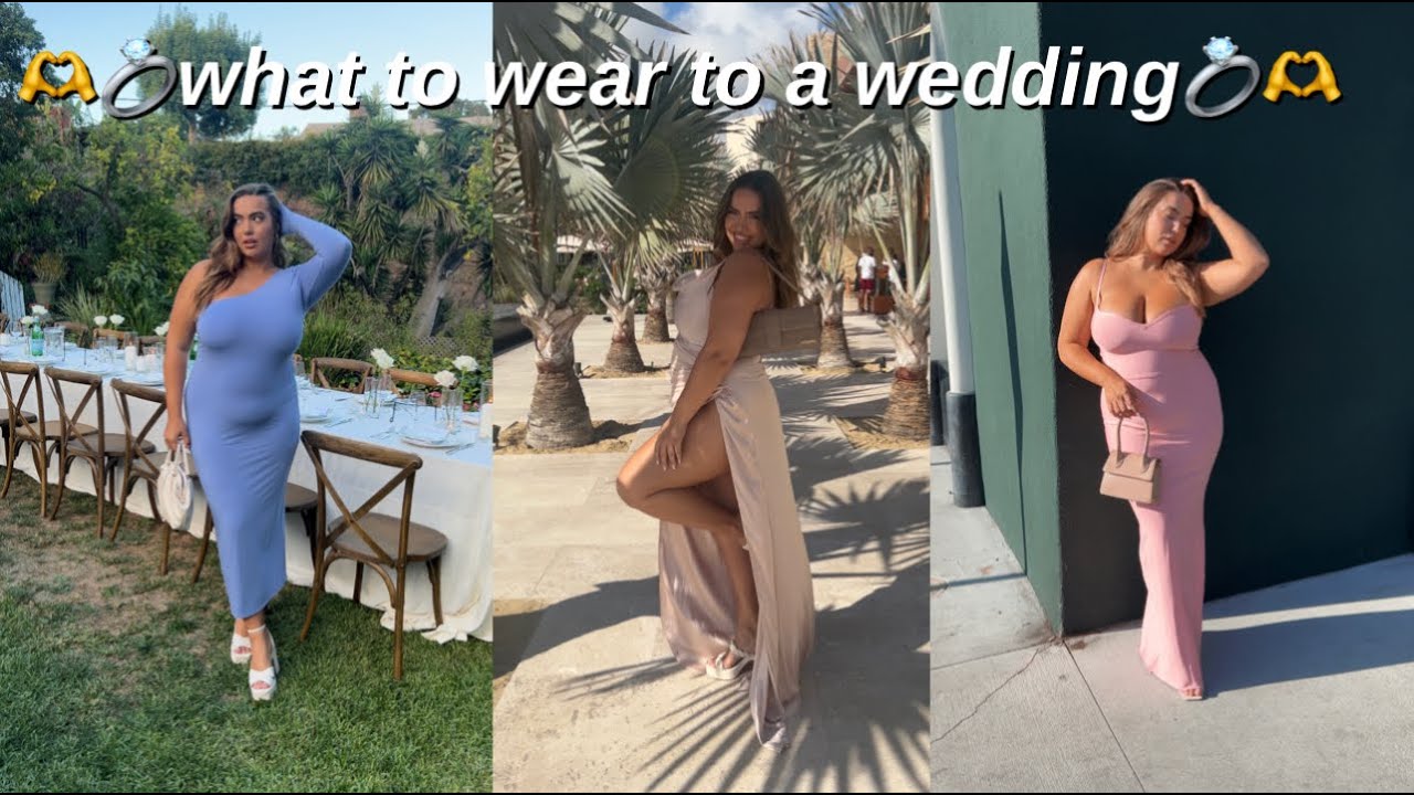 WHAT TO WEAR TO A WEDDING?! 💍 plus size wedding guest haul | julia.berit