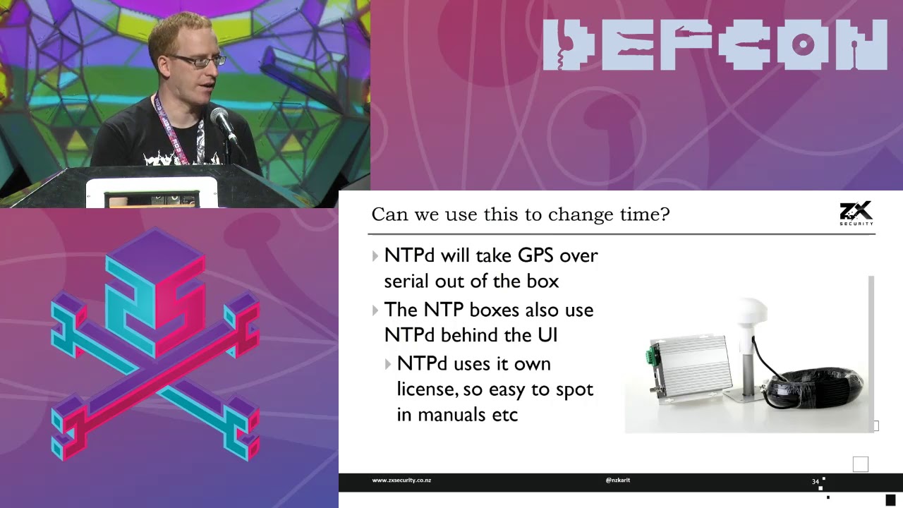 DEF CON 25 - David Robinson -  Using GPS Spoofing to control time
