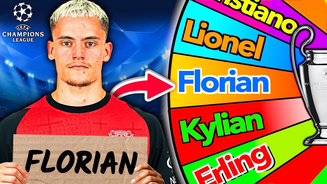 Kann ich die CHAMPIONS LEAGUE mit einem Team vom VORNAMEN GLÜCKSRAD gewinnen? 👀🏆