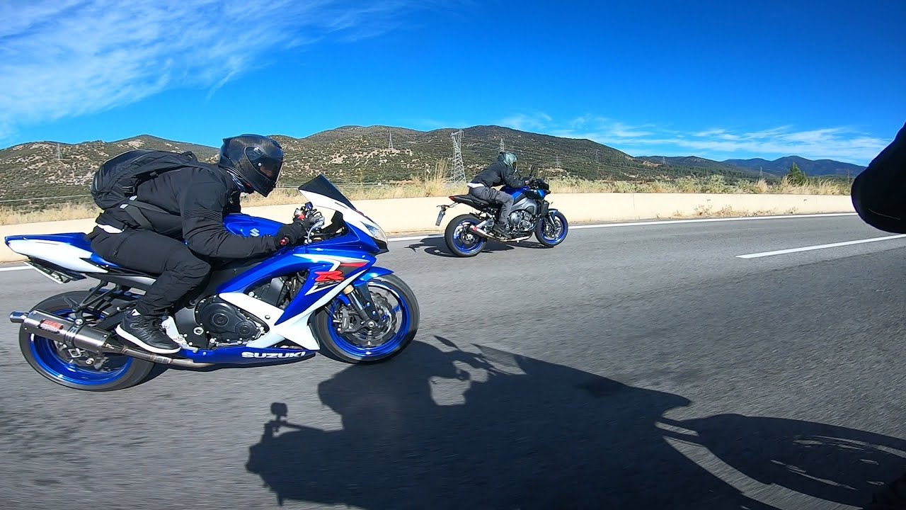 GSX-R 600 vs Tracer 900 vs MT-10 // πάτημα!