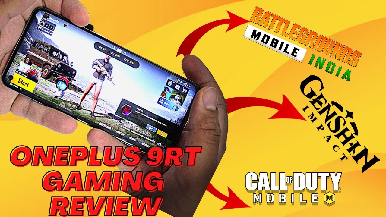 OnePlus 9 RT Gaming Test | BGMI, CoD Mobile and Genshin Impact - Heating Issues!! 🥵🥵