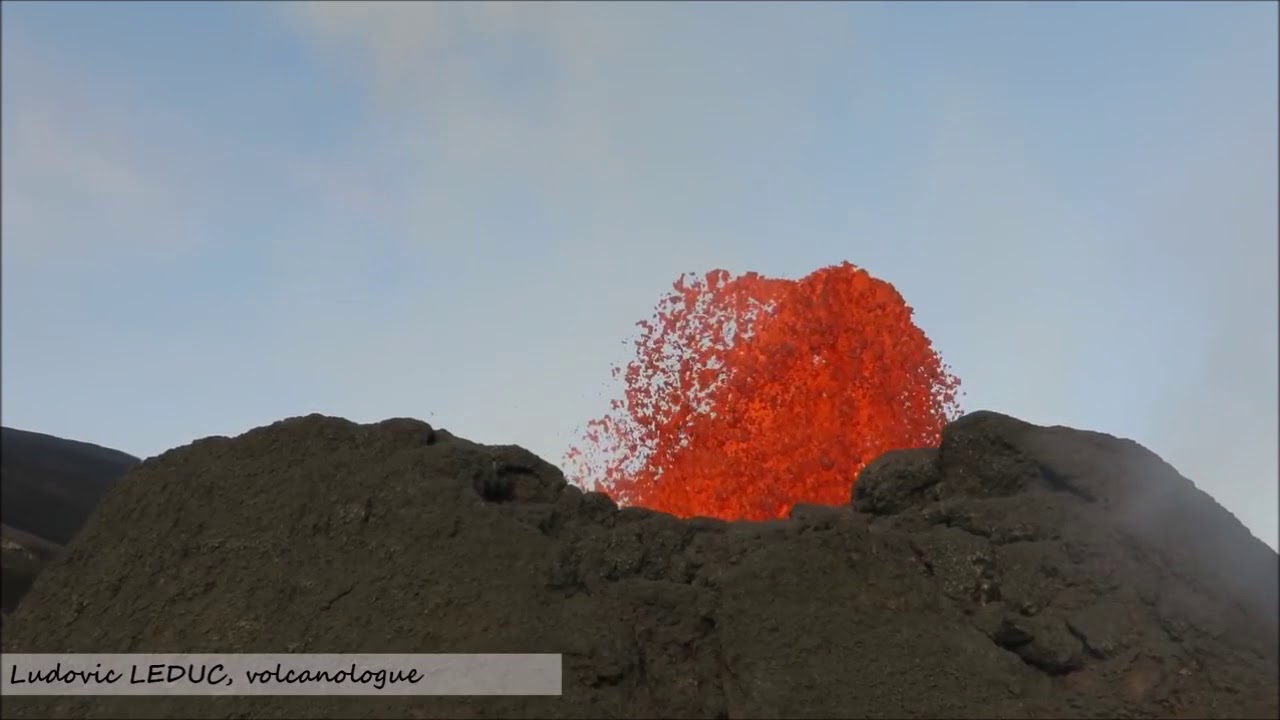 Exemple d'eruption effusive