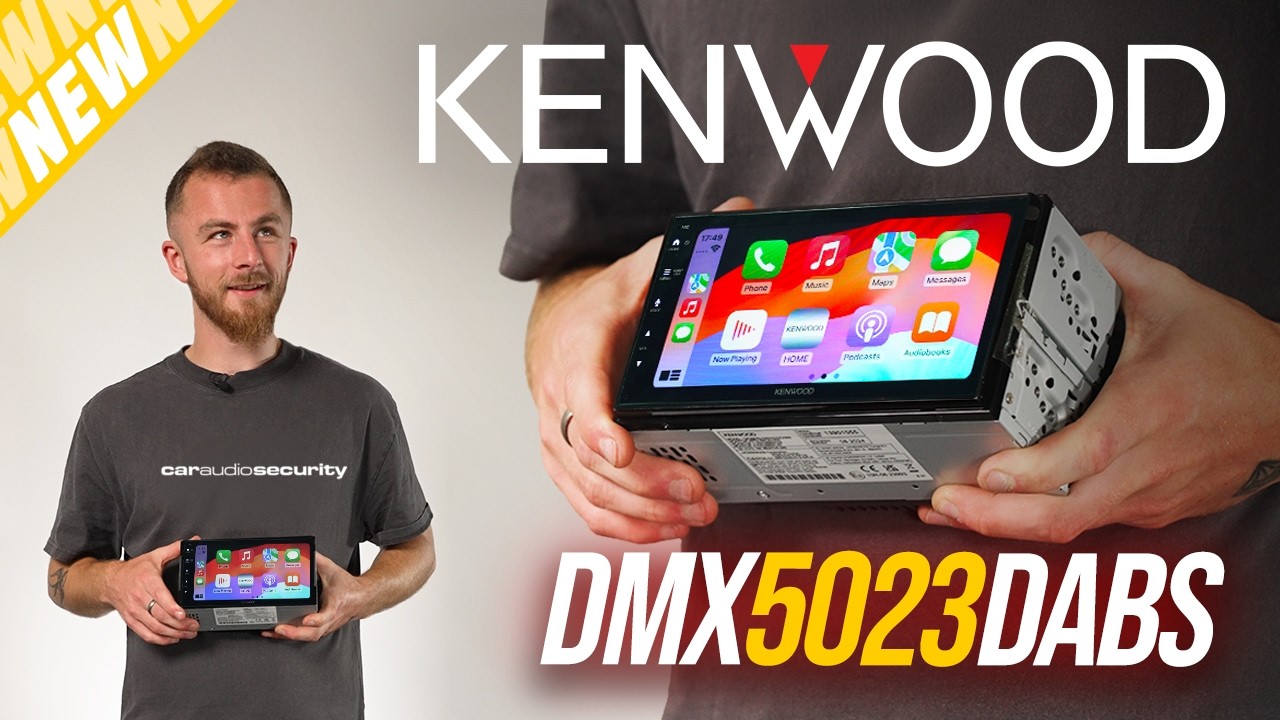 KENWOOD DMX5023DABS CarPlay, Android Auto car head unit | Car Audio & Security