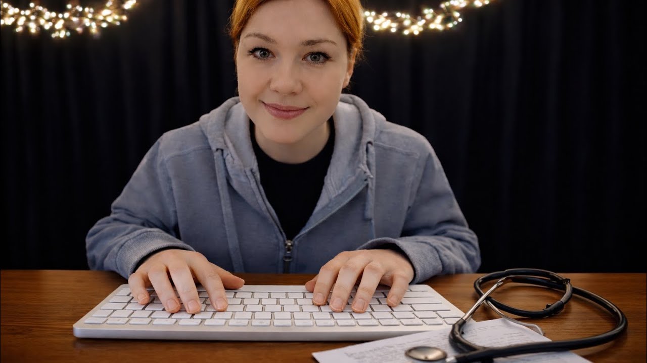 ASMR ~ Asking You Medical Questions (typing, soft spoken, personal attention)