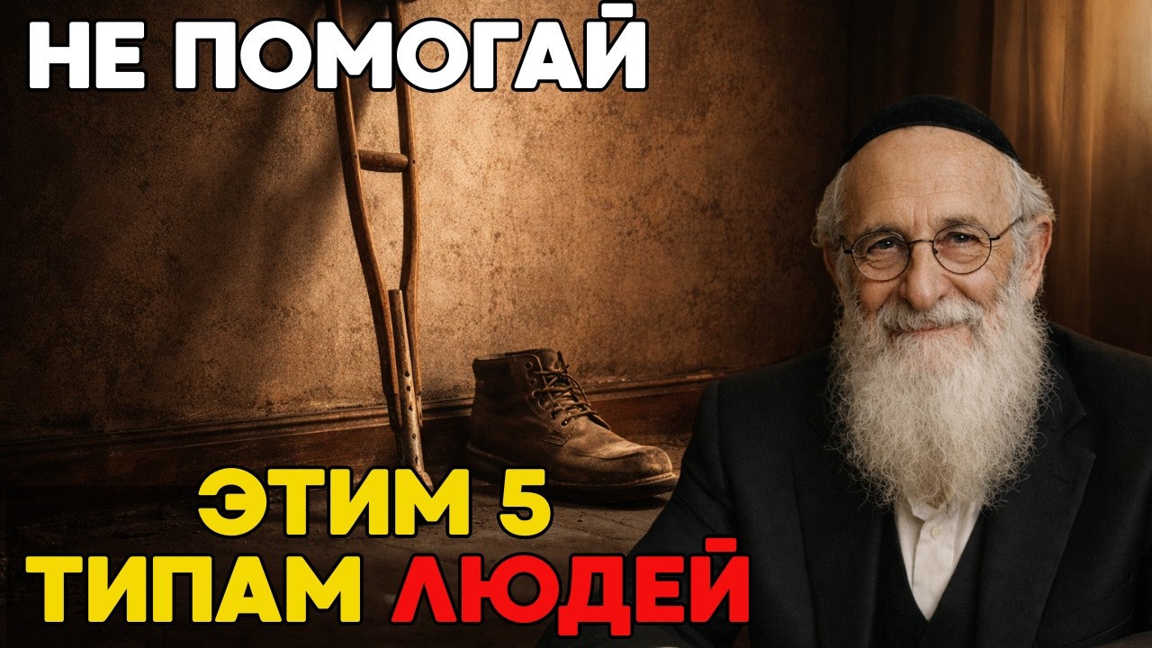 5 типов людей, которым помощь превращается в БЕДУ — мудрый еврей обходил их стороной