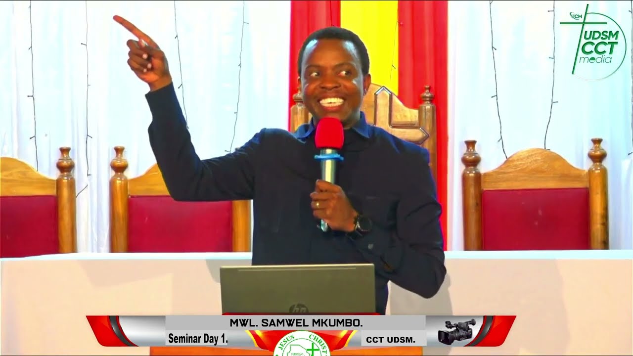 NONDO ZA MWALIMU SAMWEL MKUMBO KATIKA SEMINA, SIKU YA 1. UDSM CCT CHAPLAINCY. Tar. 21 APRILI 2023.