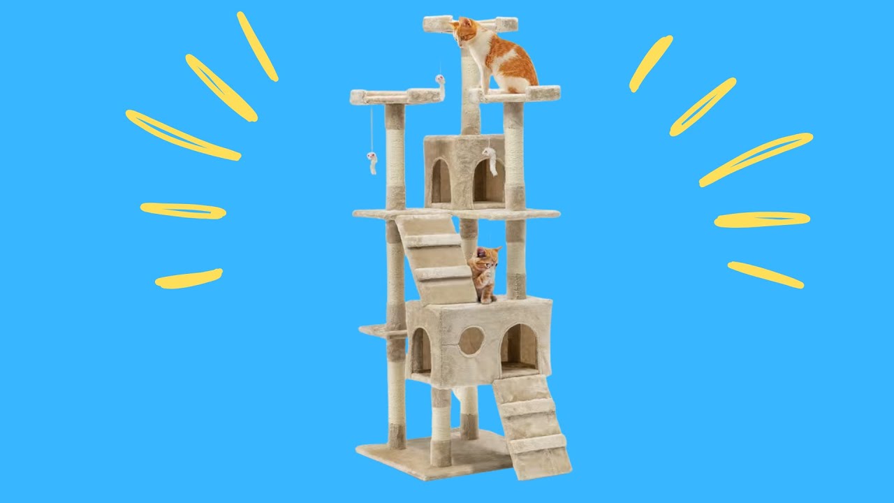 i.Pet Cat Tree 180cm UNBOXING and SETUP