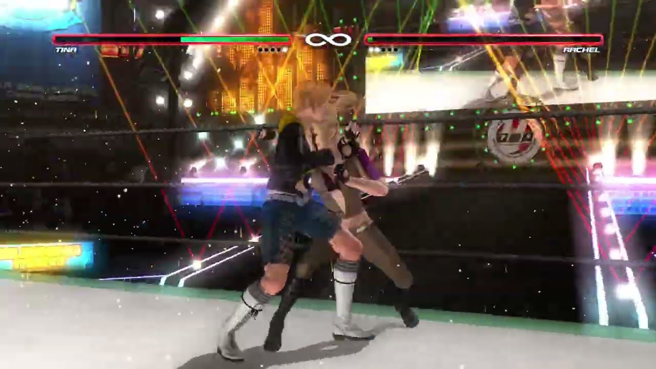 DEAD OR ALIVE 5 Last Round Tina vs Rachel