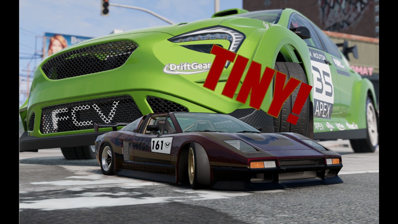 В BeamNG Infection с использованием случайных размеров происходит полный хаос.
