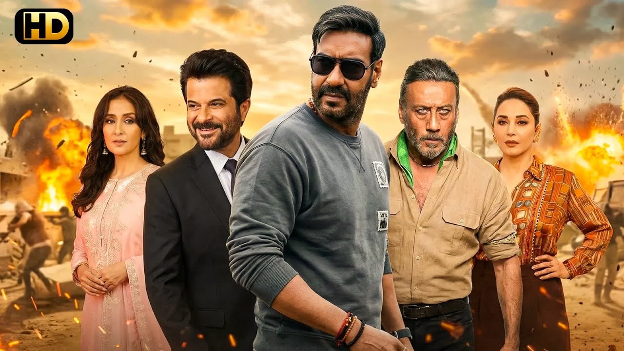 Ajay Devgn & Anil Kapoor New Released Superhit Movie | Madhuri Dixit, Jackie Shroff, Manisha Koirala